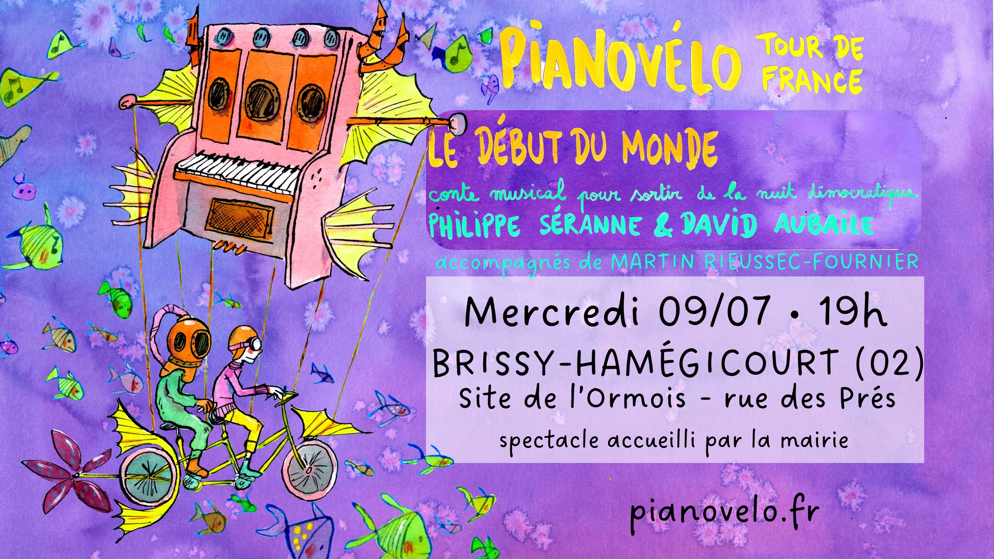 PianoVélo, repas et Débat ! – Brissy-Hamégicourt