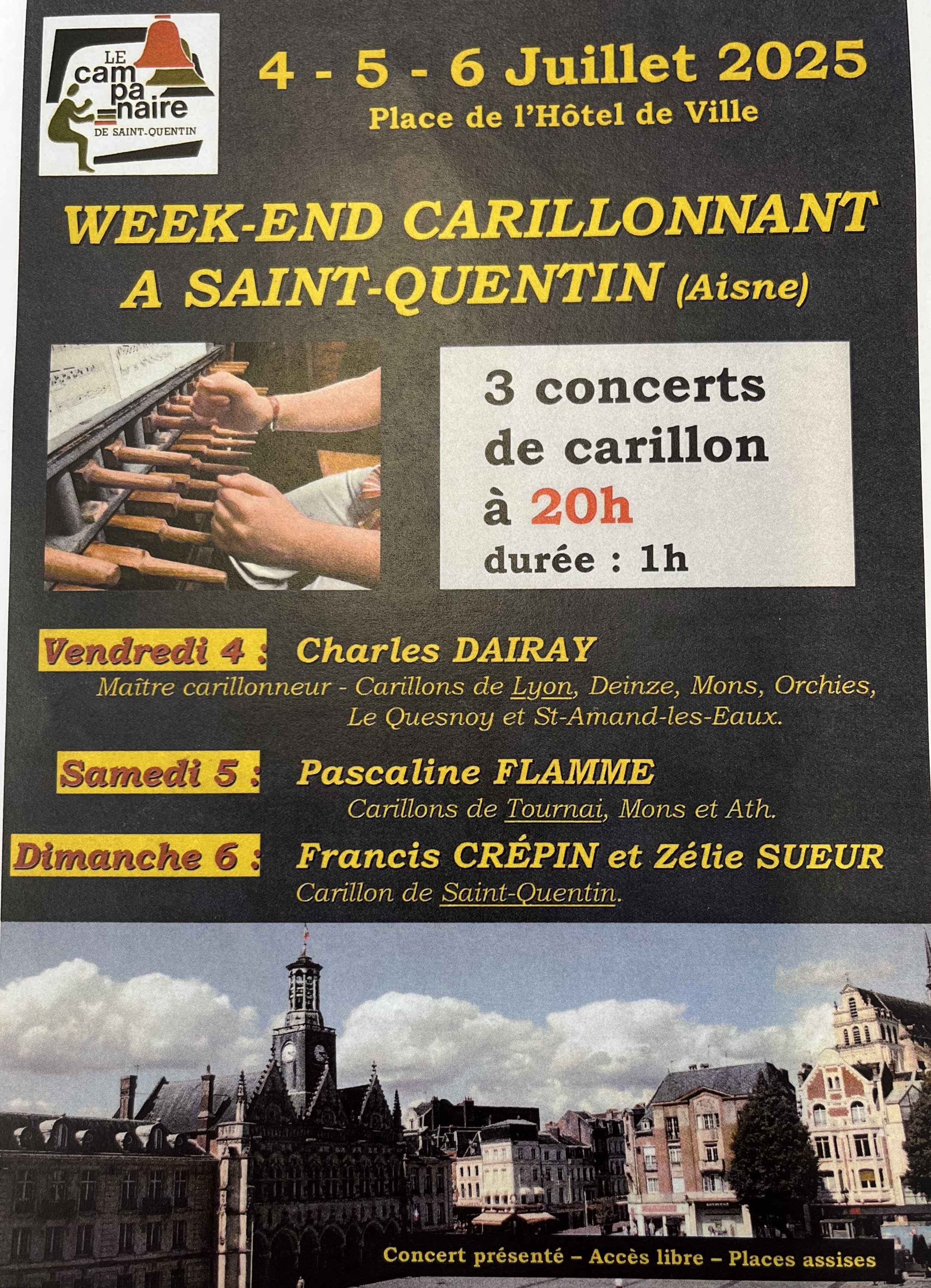 Week-end carillonnant à Saint-Quentin