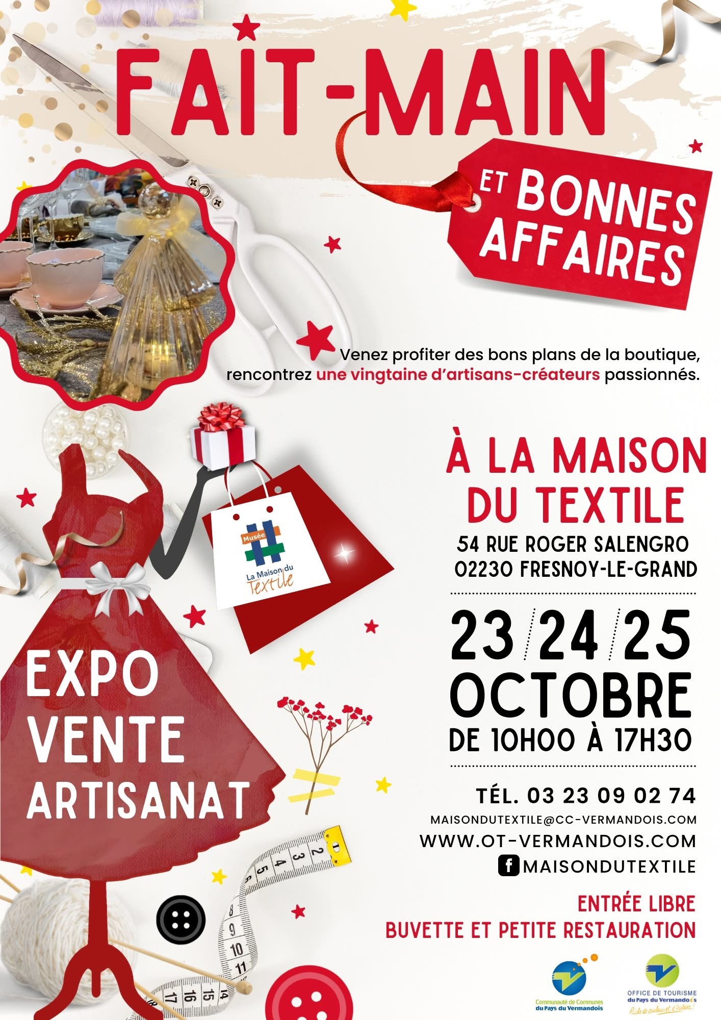 Fait-Main et bonnes affaires à La Maison du Textile