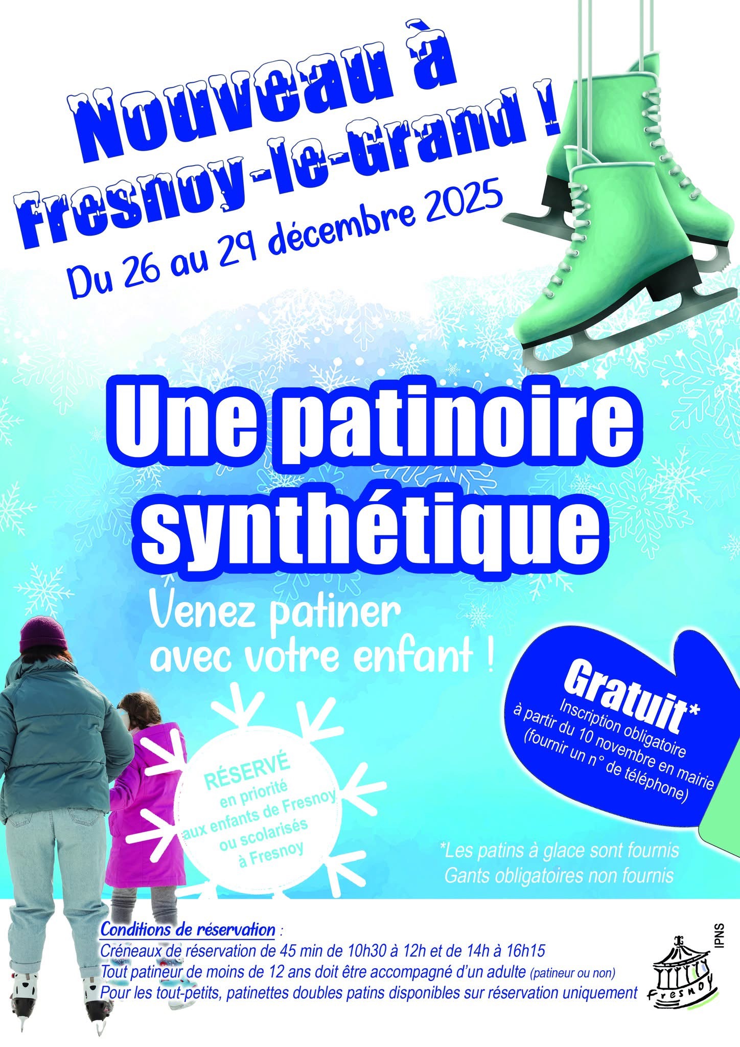 Patinoire à Fresnoy-le-Grand