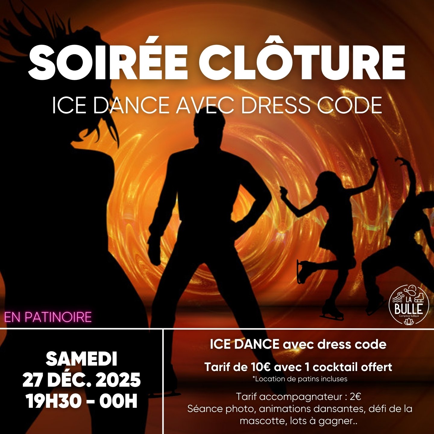 Ice dance – Soirée de clôture à la patinoire de La Bulle