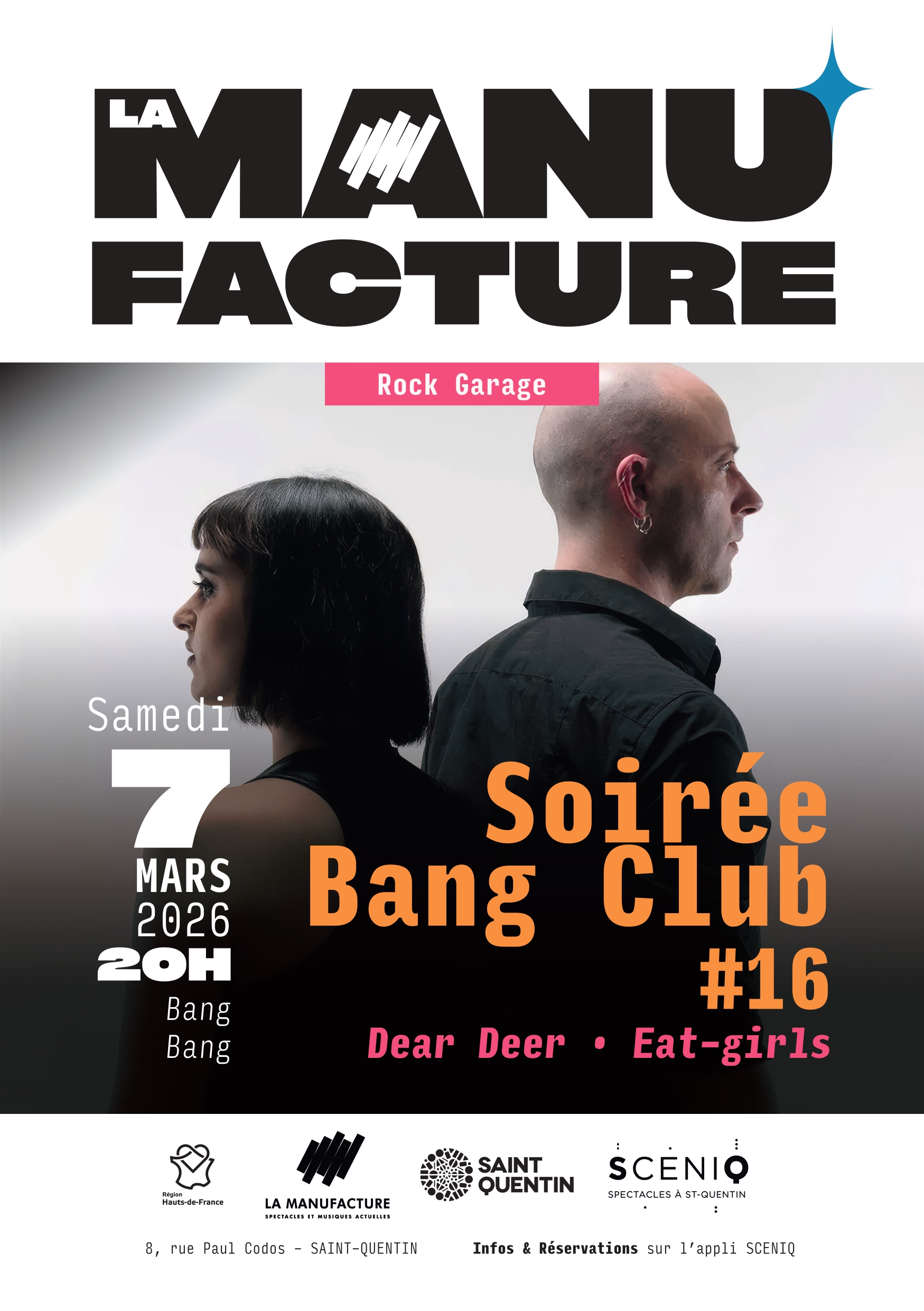 SOIRÉE BANG CLUB #16 avec Dear Deer et Eat-girls