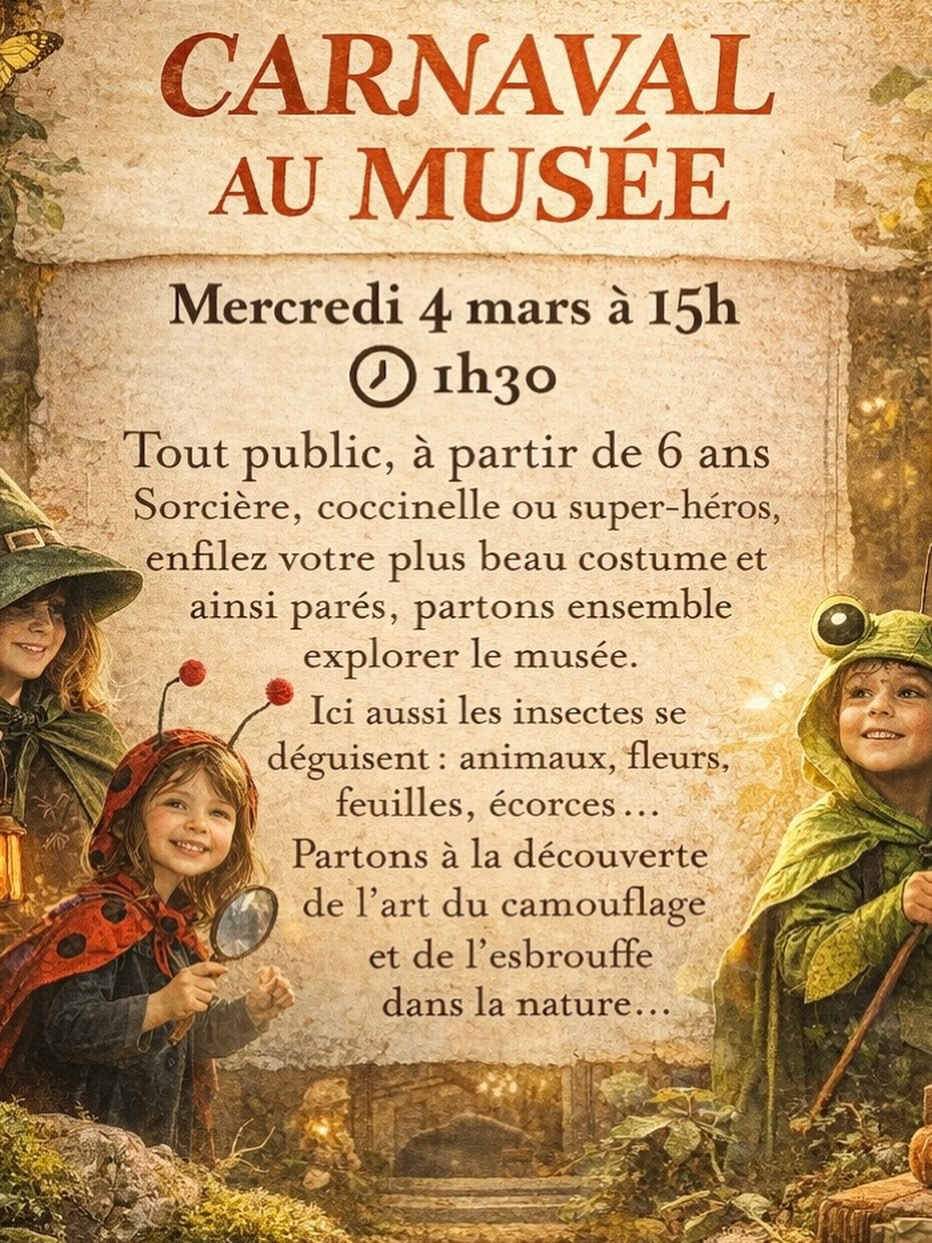 Carnaval au musée des papillons, une visite insolite et costumée