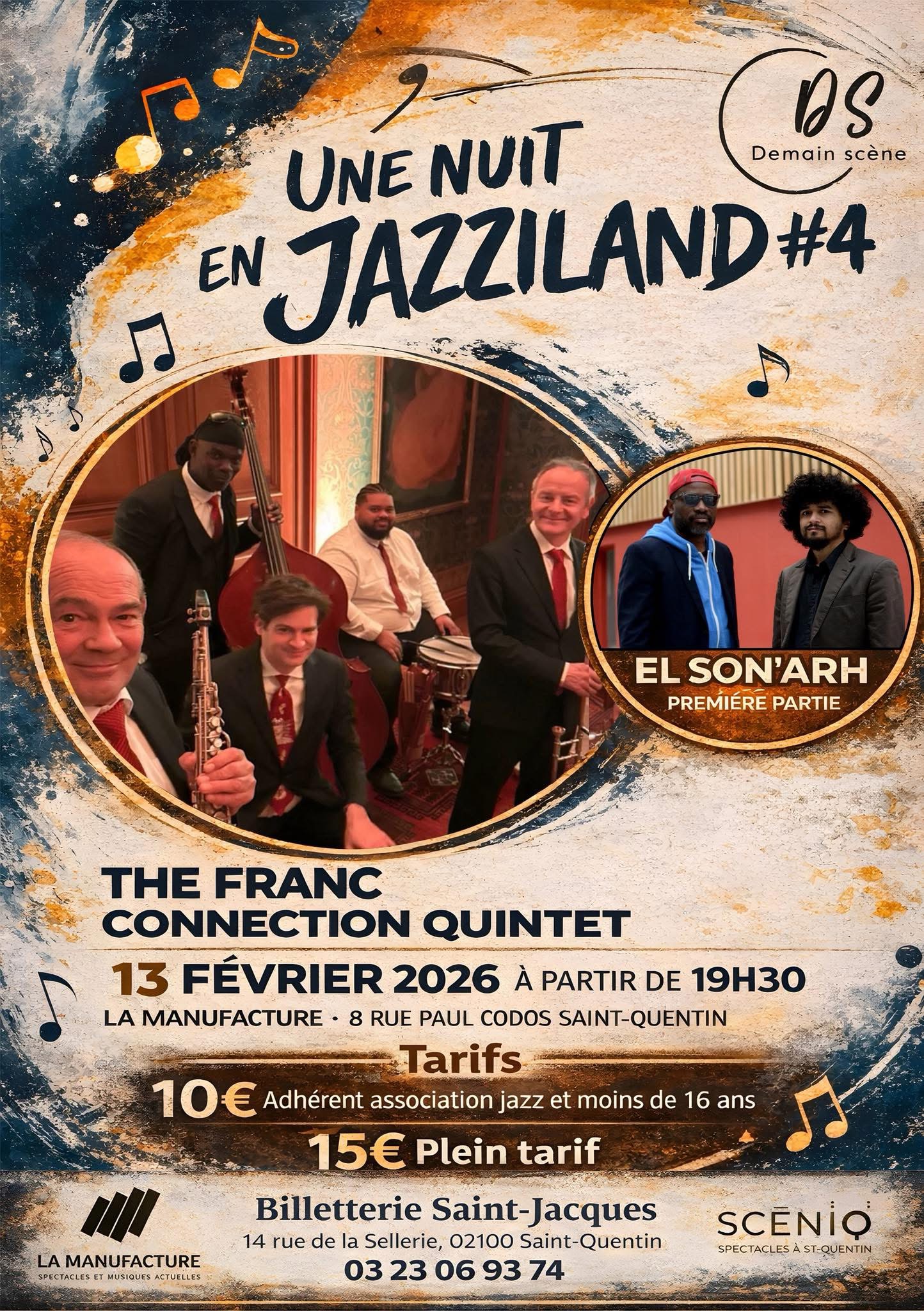 Une nuit en Jazziland #4 : Olivier Franc et son groupe Franc Connection Quintet