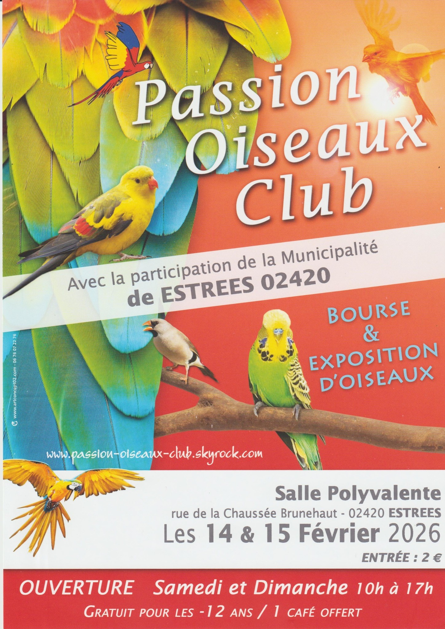 Bourse et exposition d&rsquo;oiseaux à Estrées