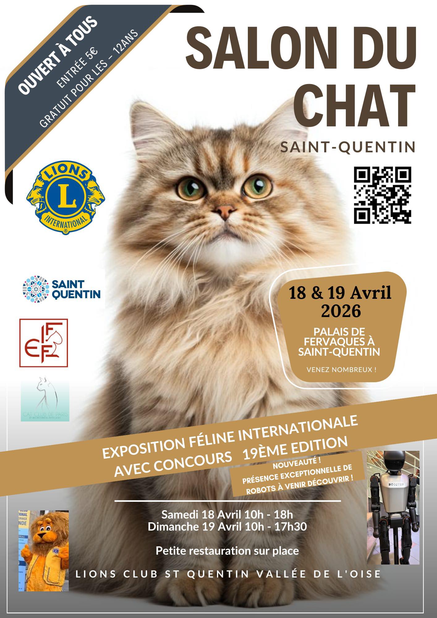 Salon du chat et 19ème Exposition féline internationale avec concours