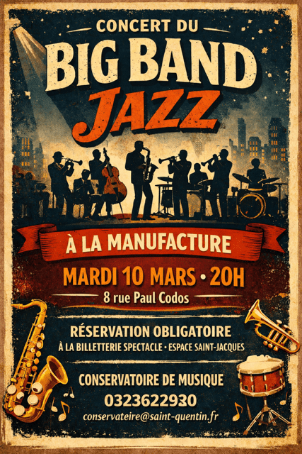 Concert du Big Band Jazz
