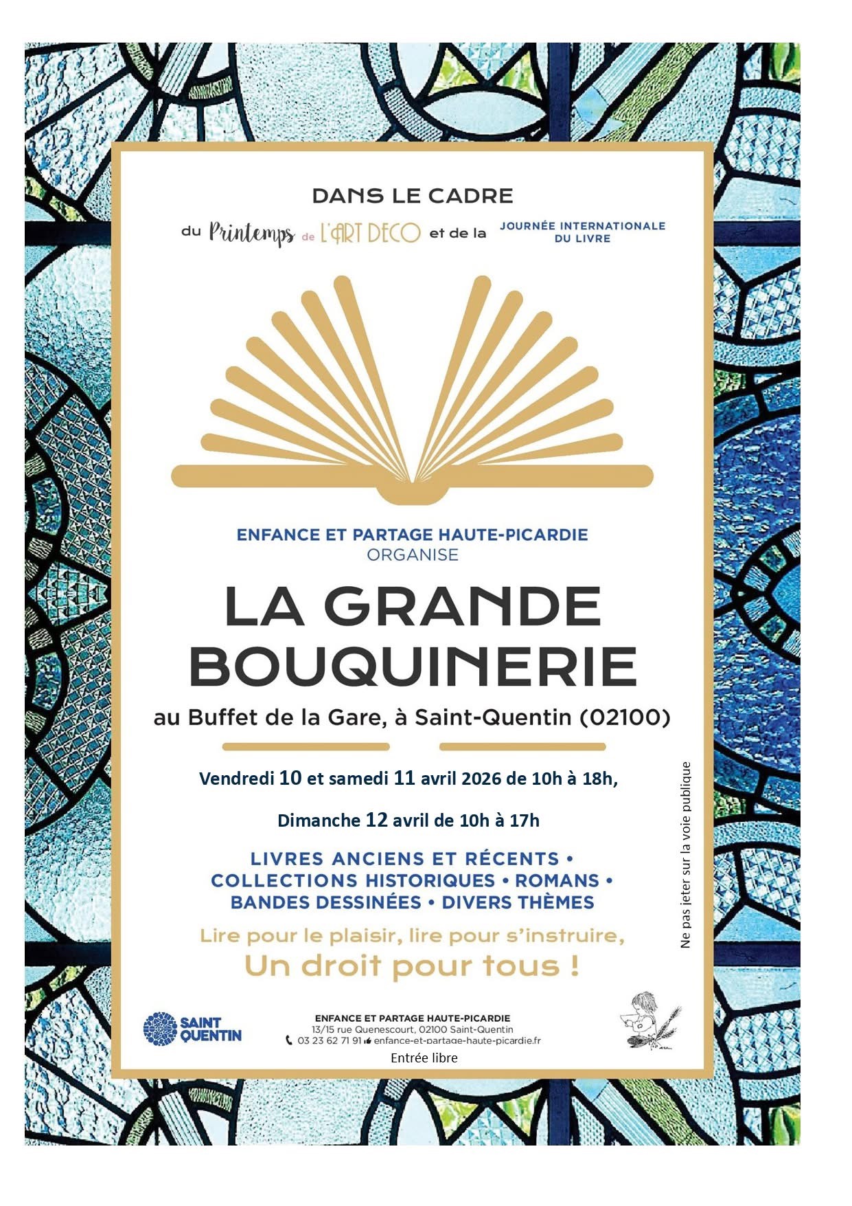 Printemps de l’Art Déco 2026 – La grande bouquinerie au buffet de la gare