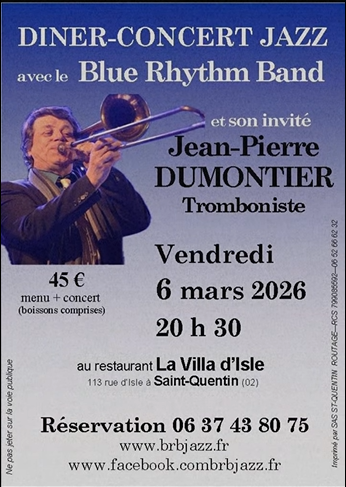 Le Blue Rhythm Band fait son Jazz Club à la Villa d&rsquo;Isle : Jean-Pierre Dumortier