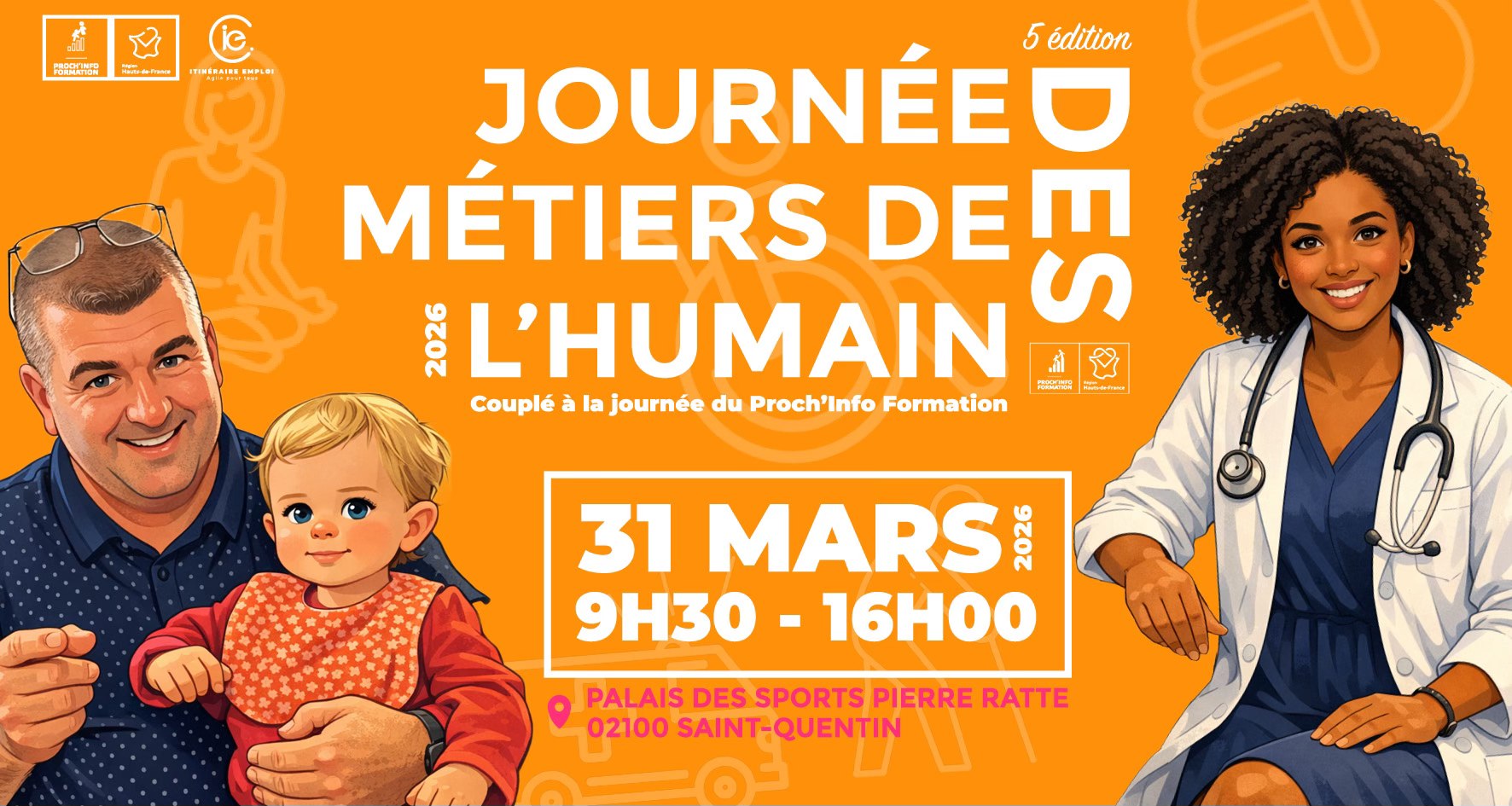 Journée des métiers de l&rsquo;humain 5ème édition- Saint-Quentin