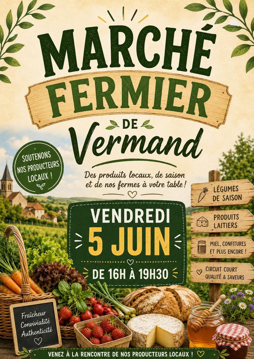 Marché fermier de Vermand