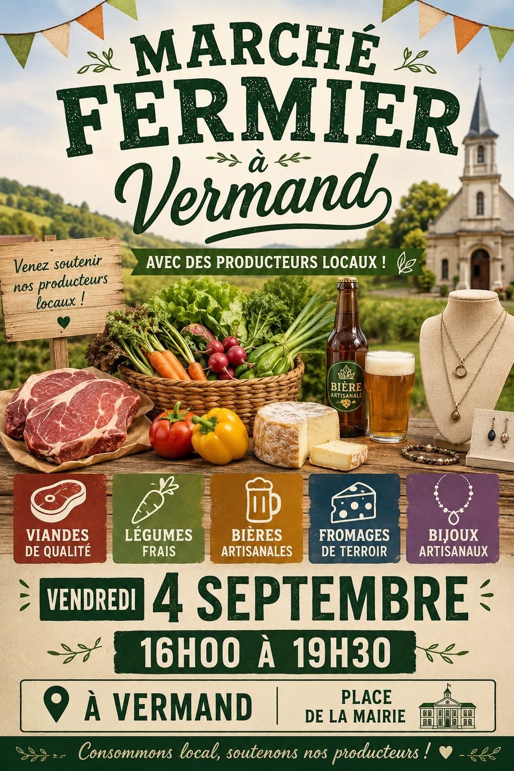Marché fermier de Vermand