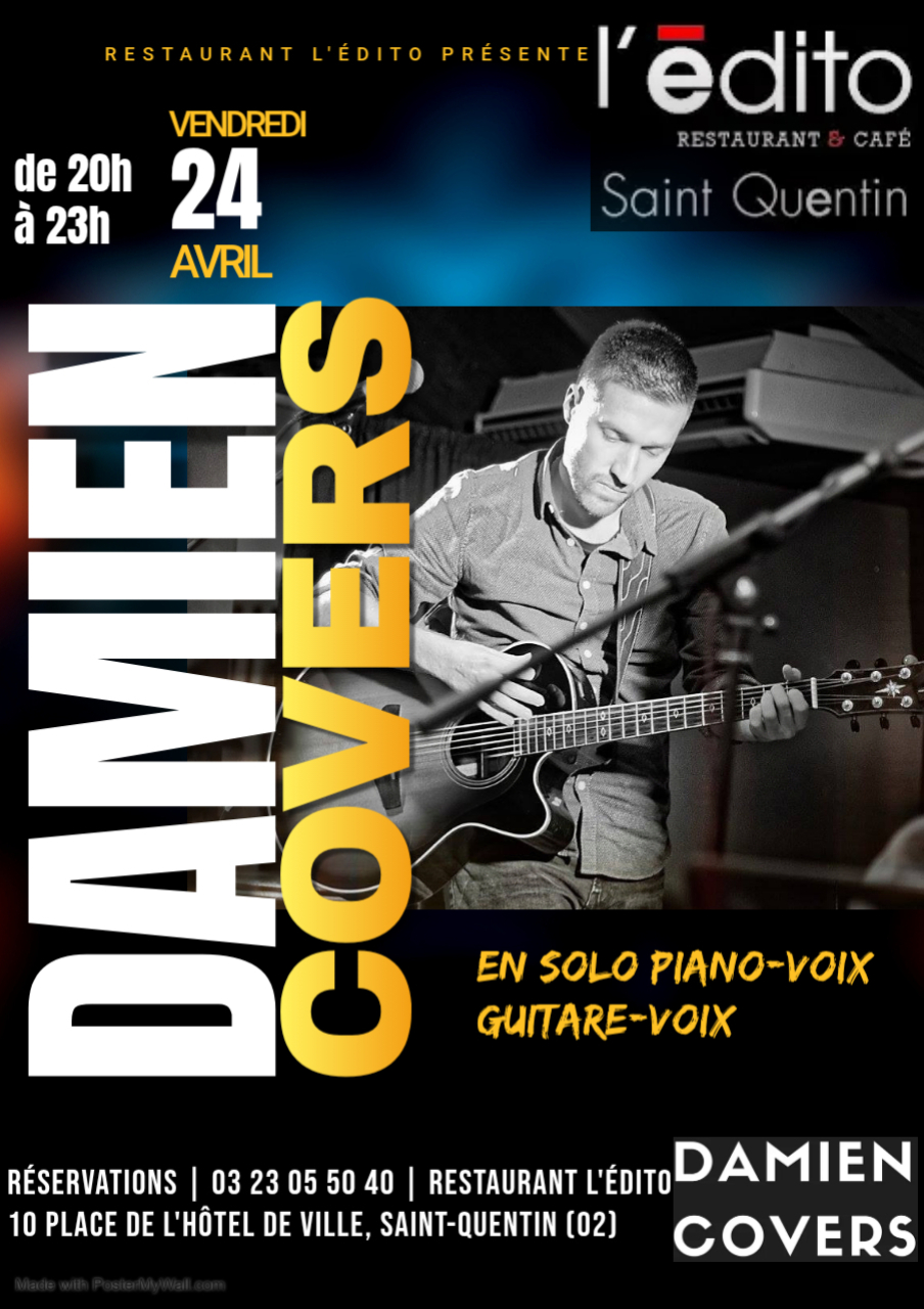 Damien Covers en concert à l&rsquo;Édito