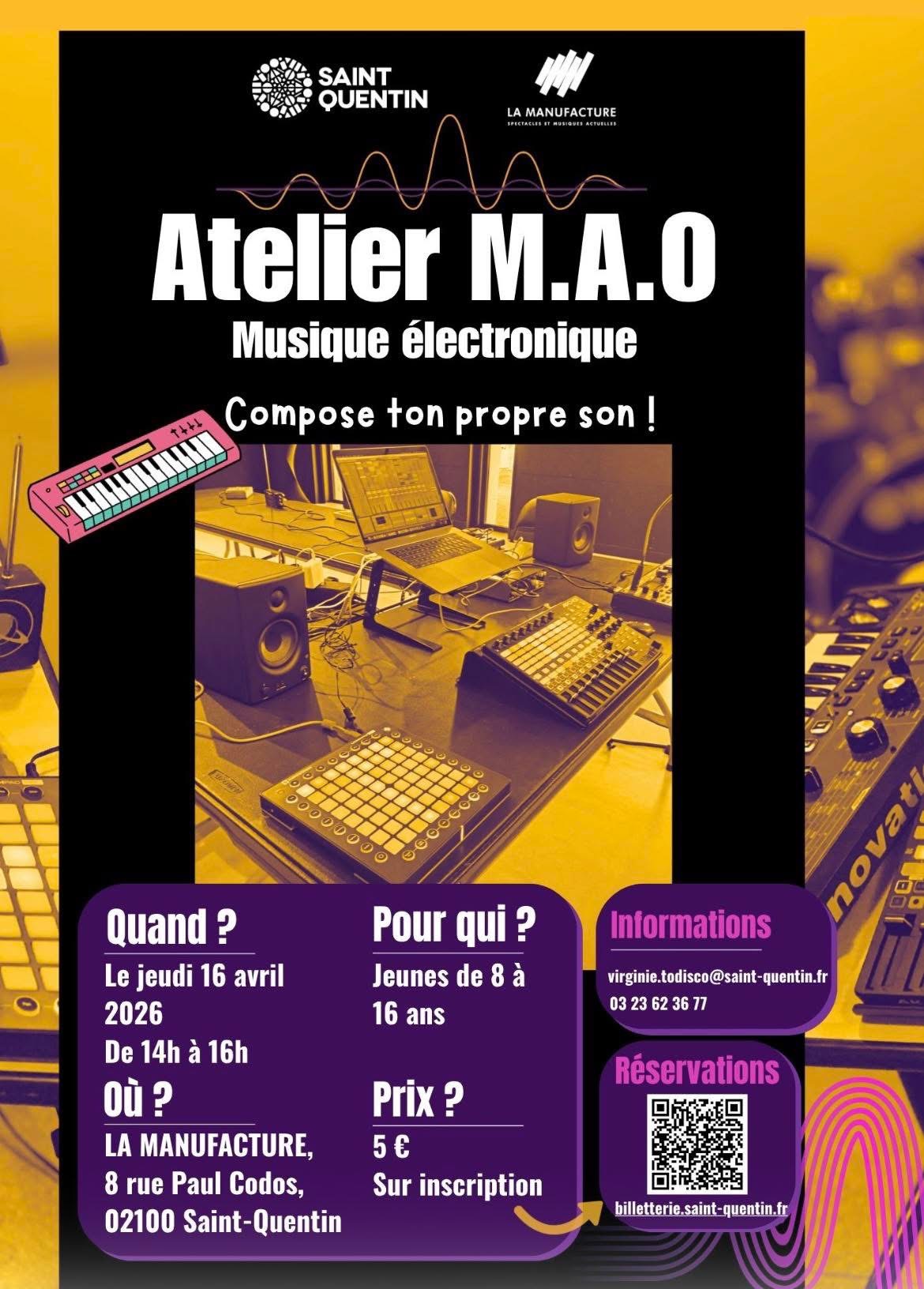 Atelier musique électronique M.A.O