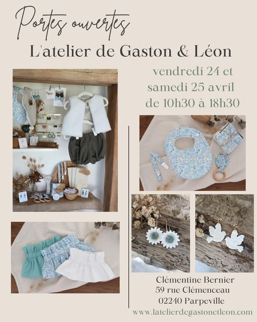 Portes ouvertes de l&rsquo;atelier de Gaston et Léon