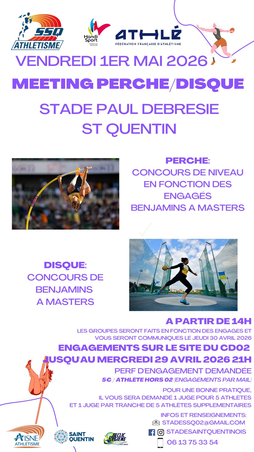 Meeting Perche et disque à Saint-Quentin