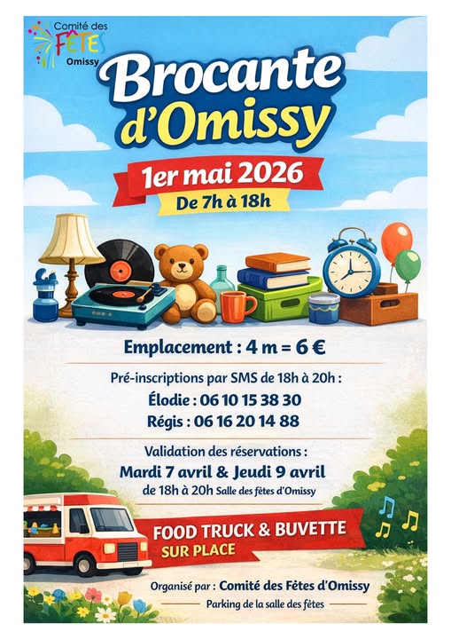 Brocante à Omissy