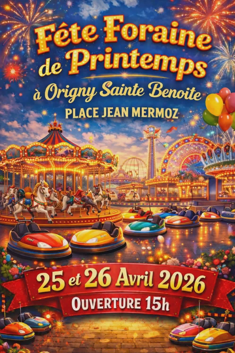 Origny-Sainte-Benoite : Fête Foraine de Printemps