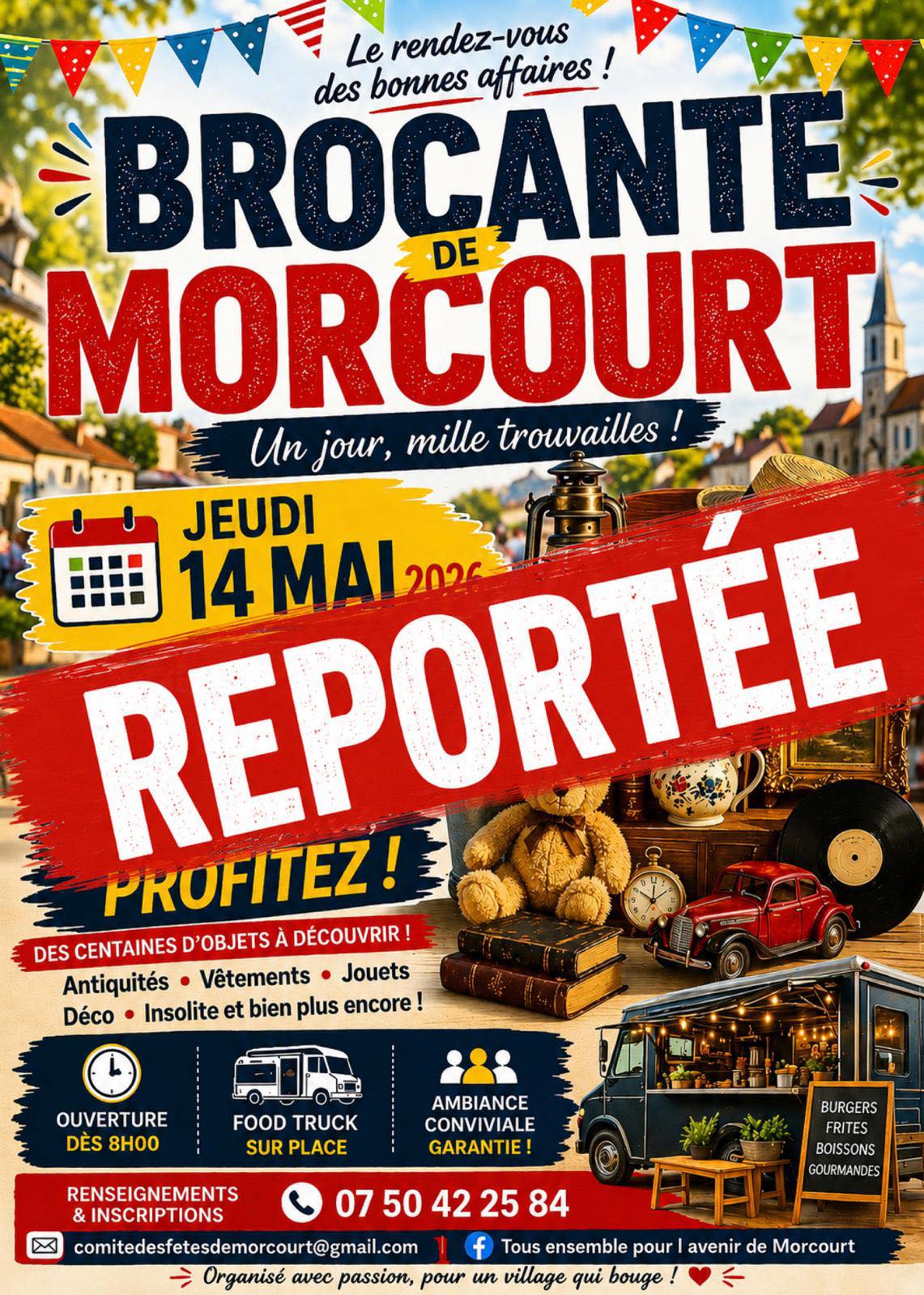 REPORTEE – Brocante à Morcourt
