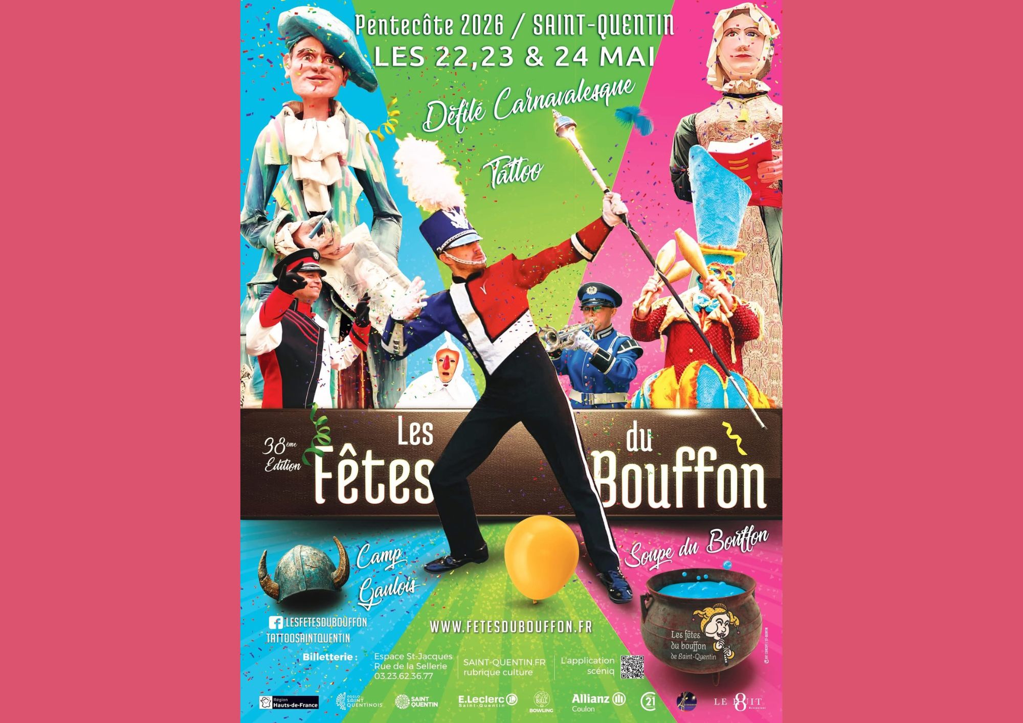 Les 38èmes Fêtes du Bouffon à Saint-Quentin