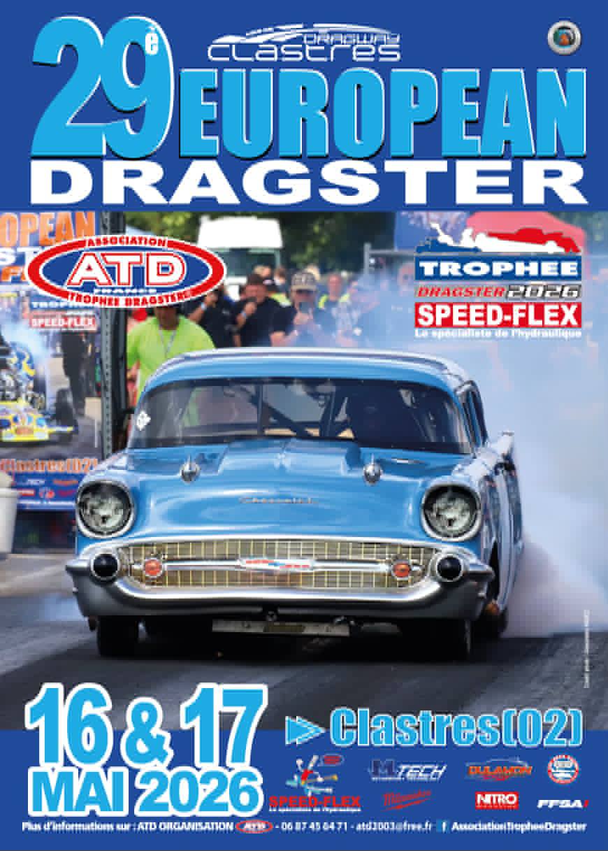 29ème European Dragster au circuit de Clastres