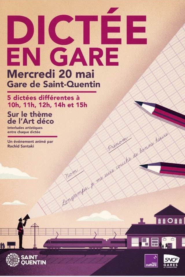 Dictée en gare