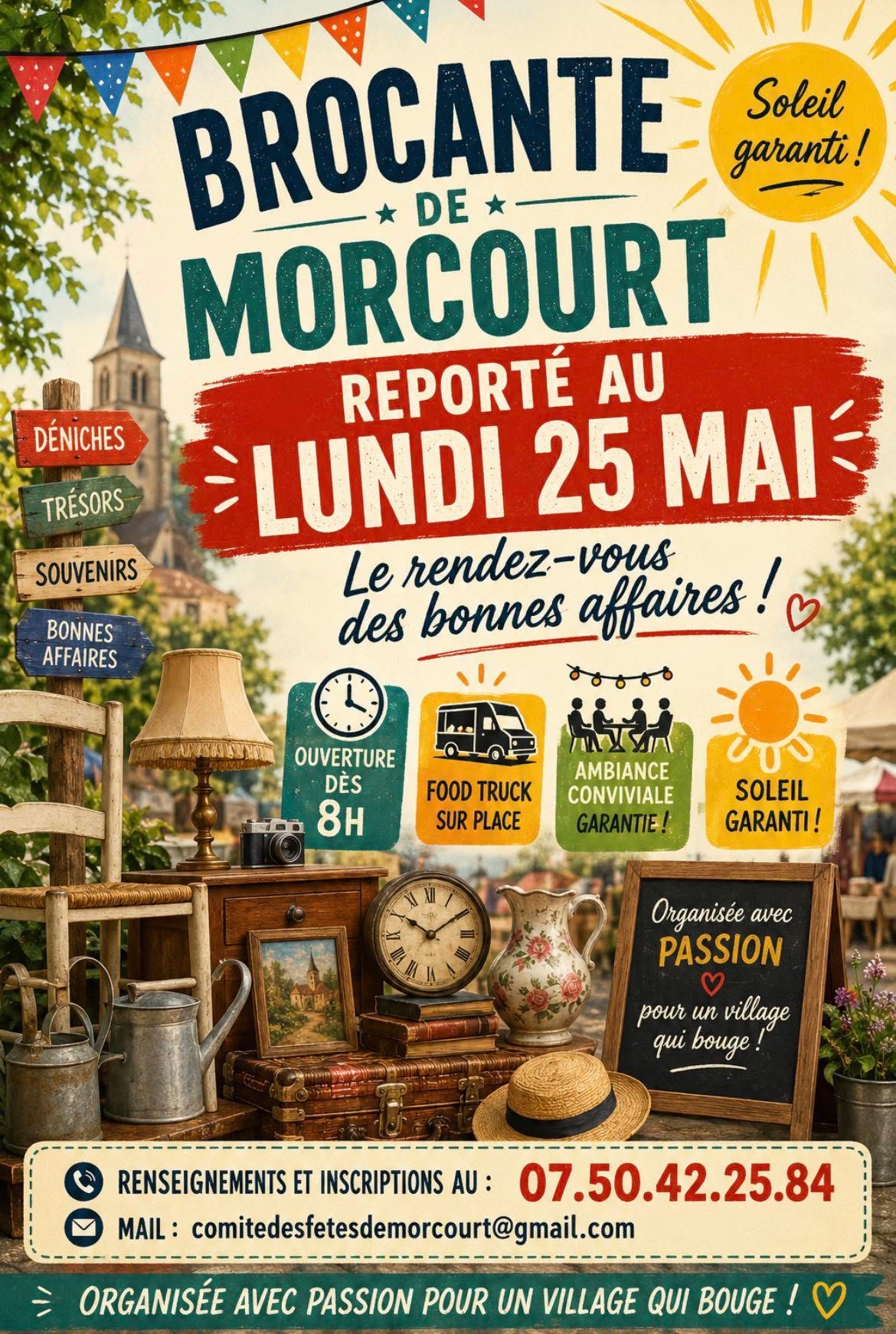 Brocante à Morcourt