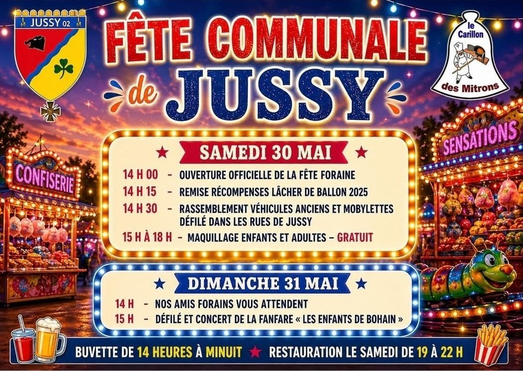 Fête communale à Jussy