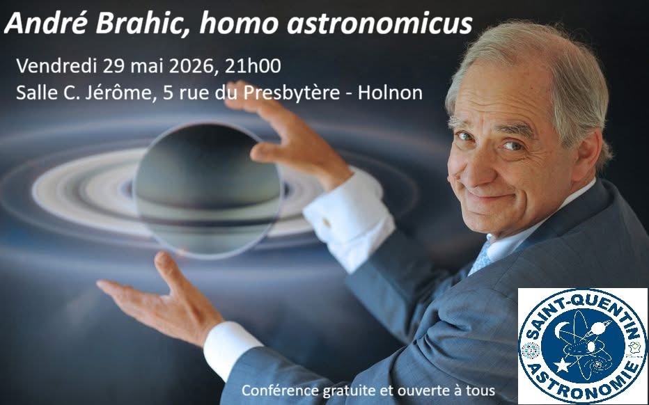 Conférence : André Brahic, homo astronomicus