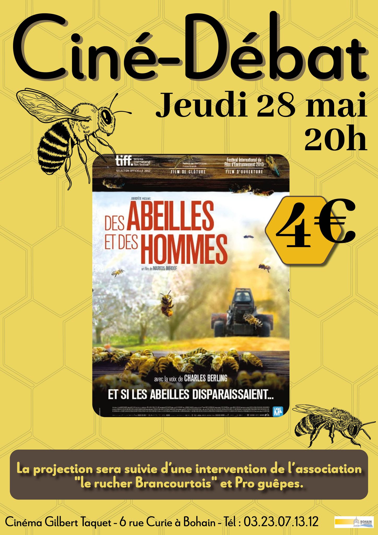 Ciné-débat : Des abeilles et des hommes