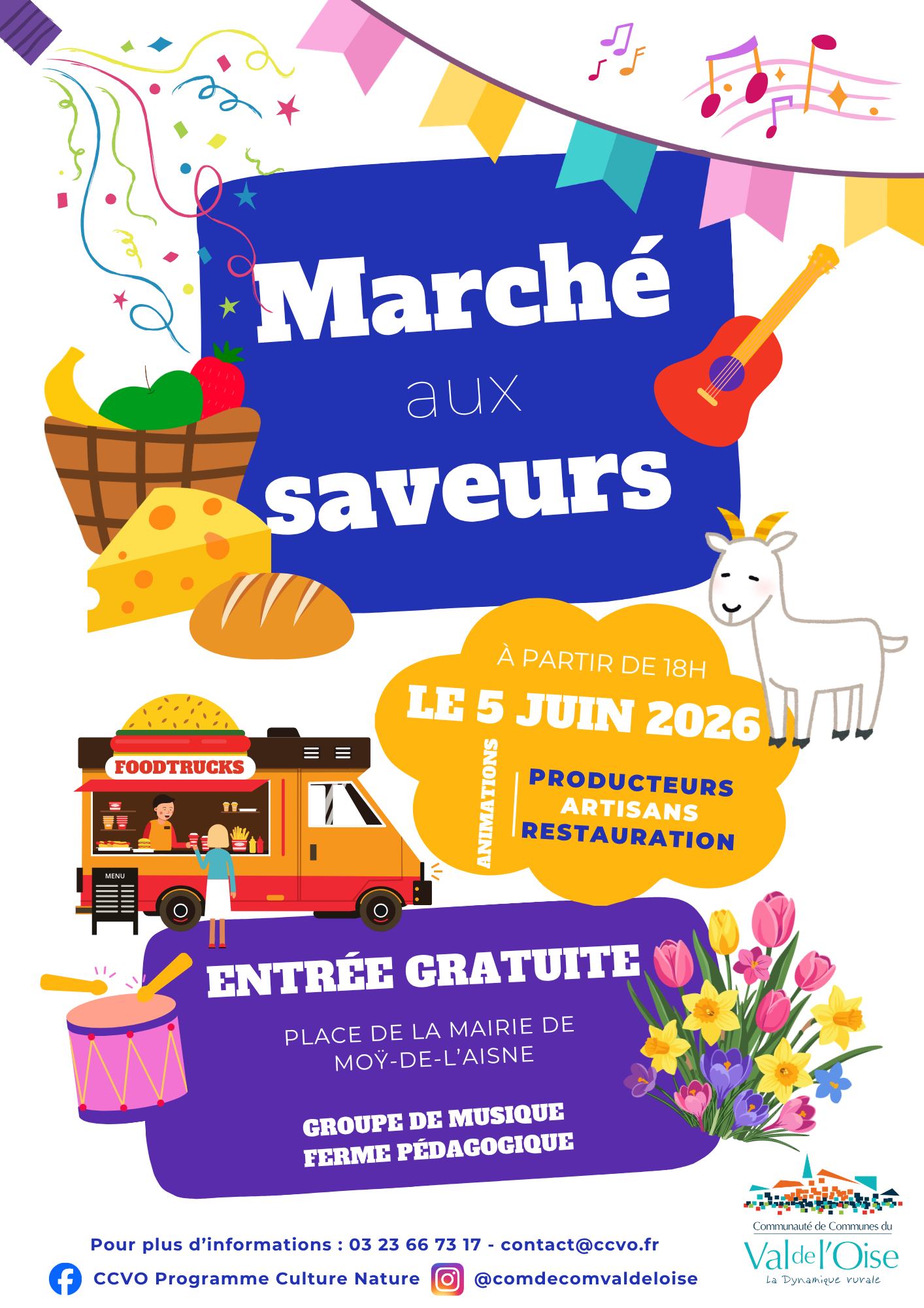 Marché aux saveurs Moÿ-de-l&rsquo;Aisne