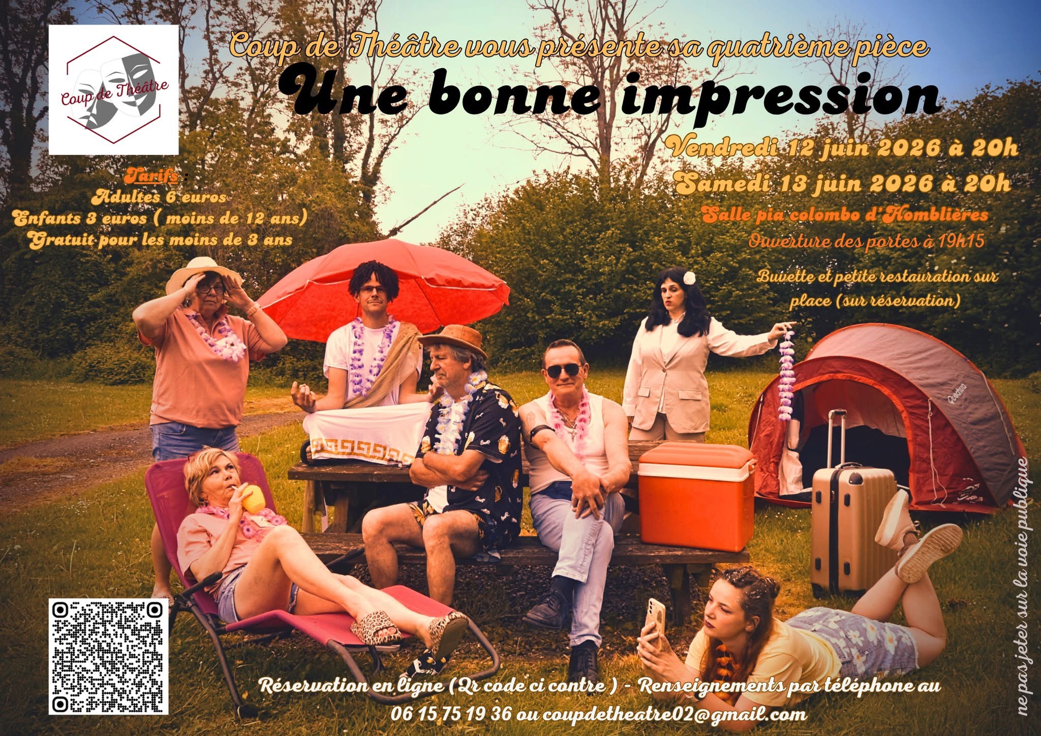 Copup de Théâtre présente sa nouvelle pièce : Une bonne impression