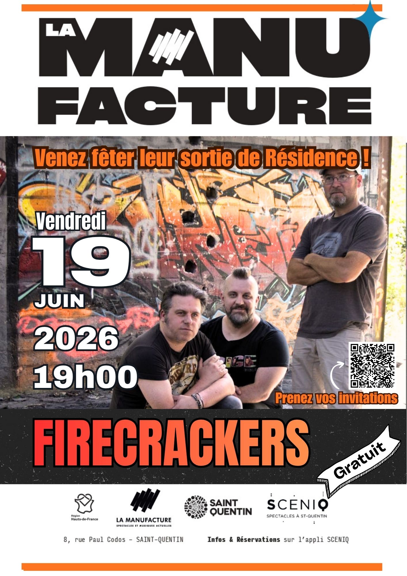 Firecrackers en concert à La Manufacture