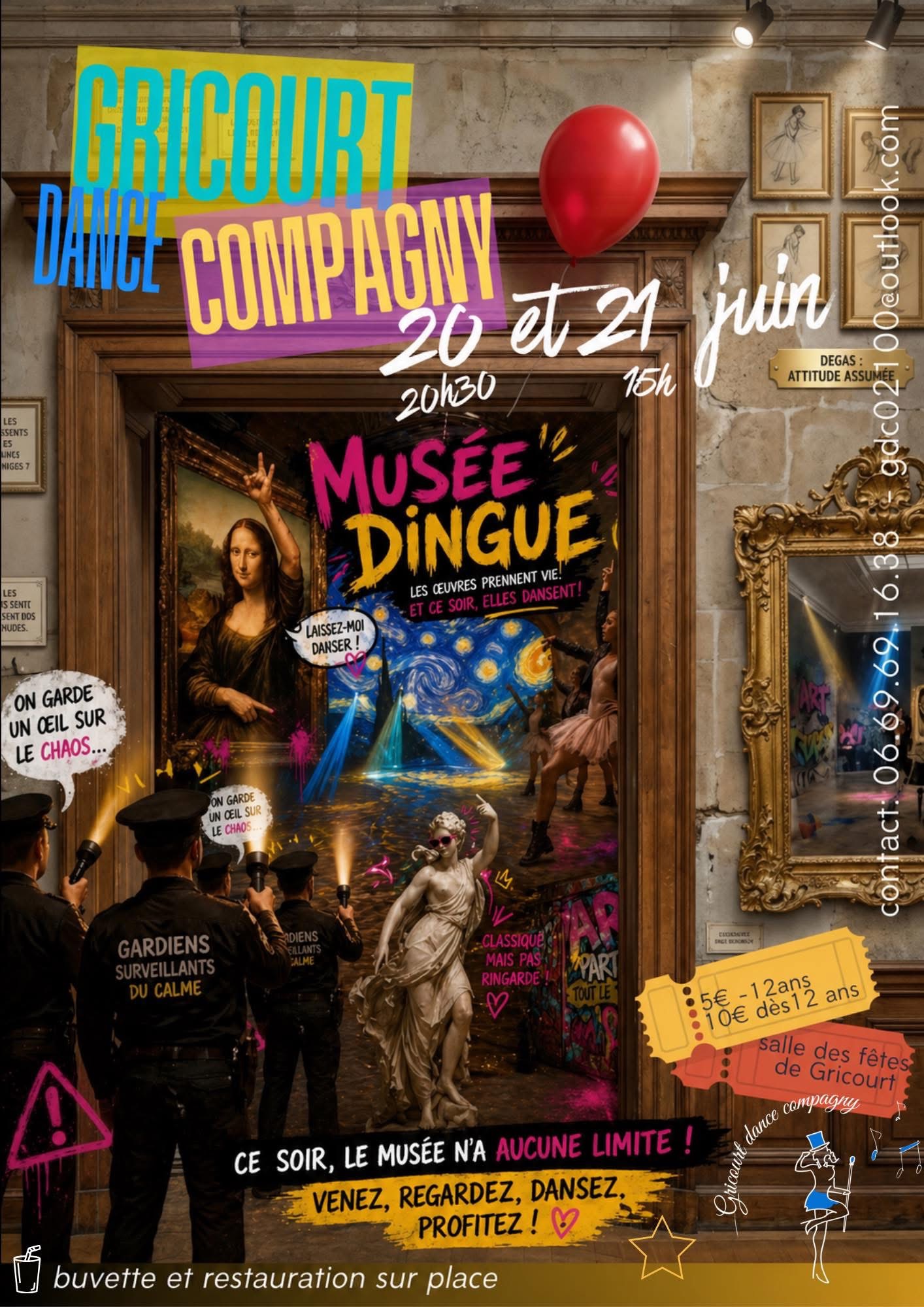 Gricourt Dance Compagny, Gala Musée Dingue !