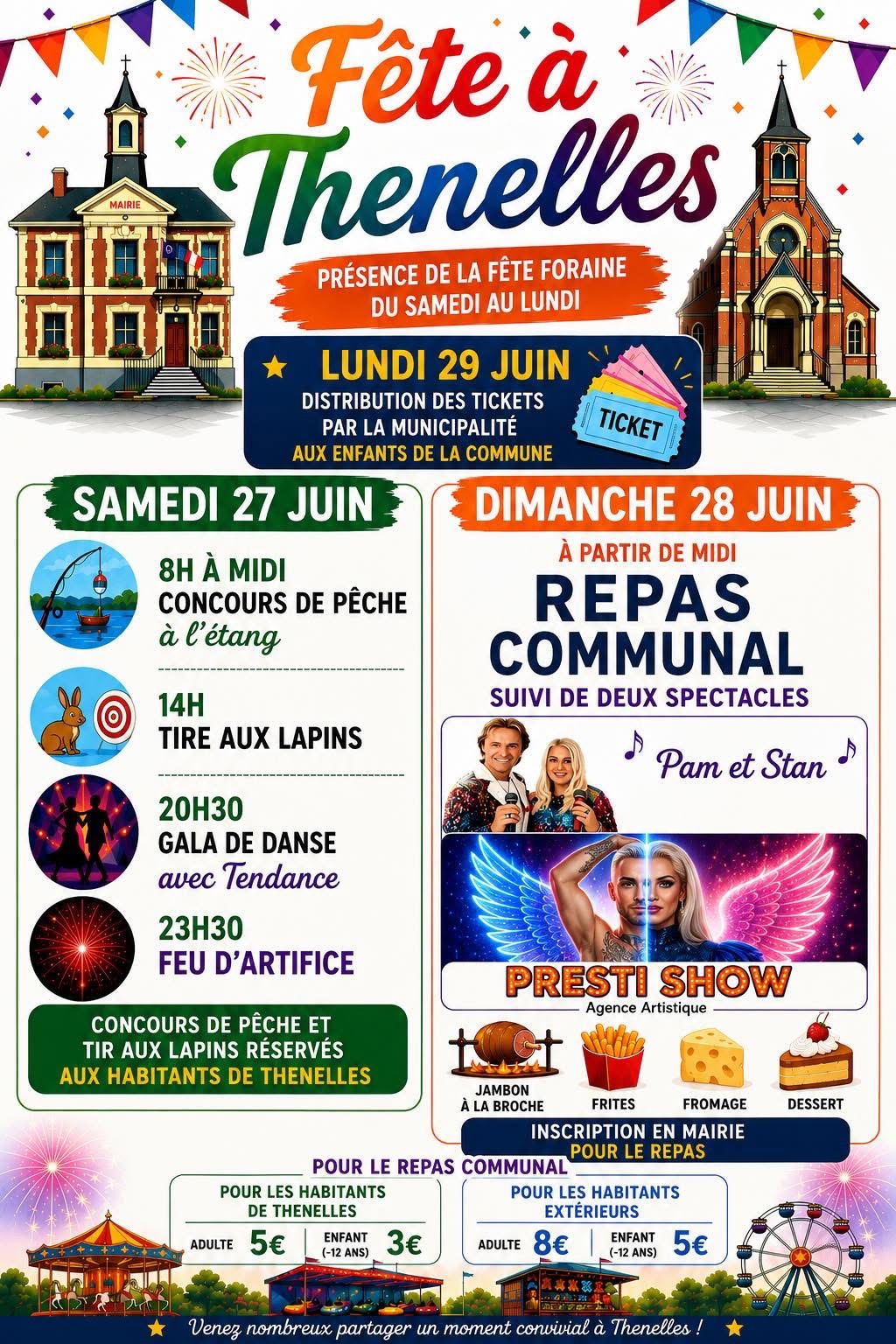 Fête communale de Thenelles