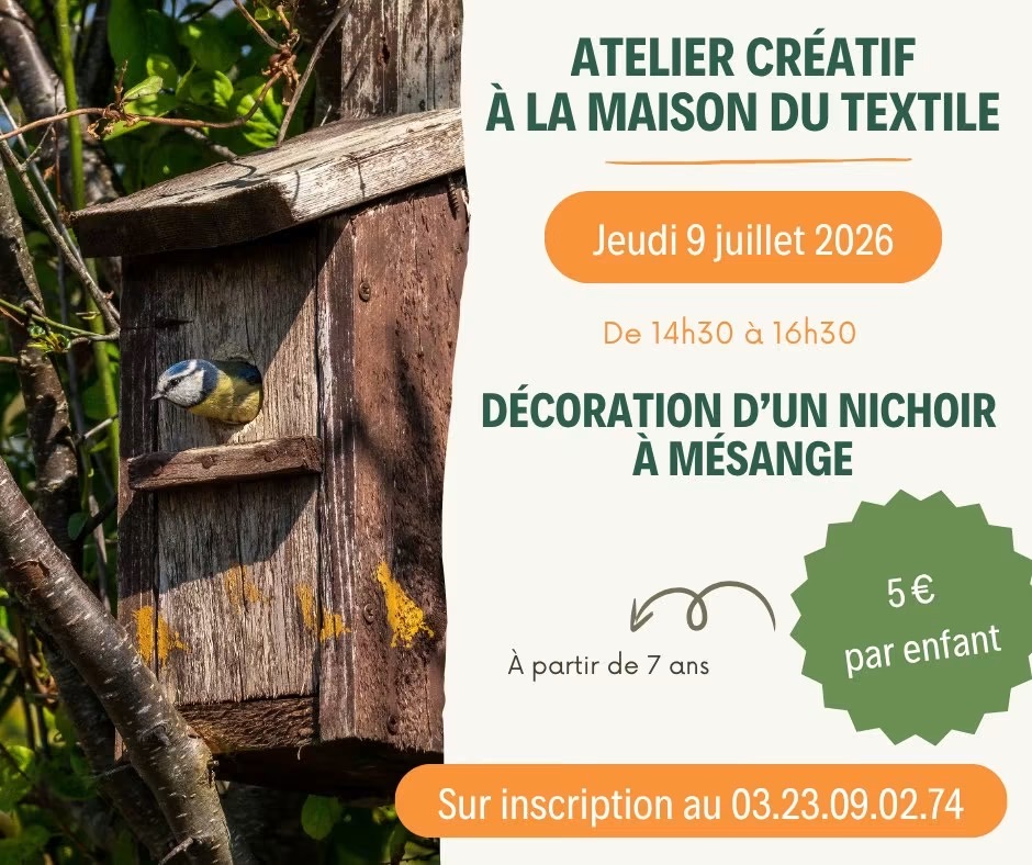 Atelier créatif : décoration d&rsquo;un nichoir à mésange