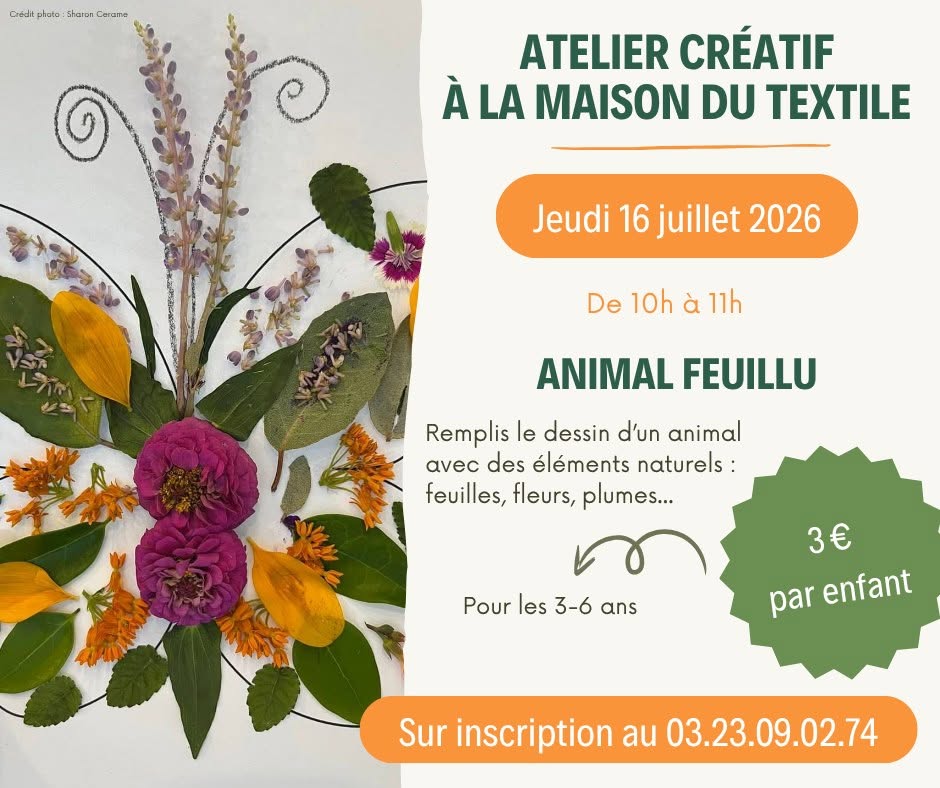 Atelier créatif :  Animal Feuillu