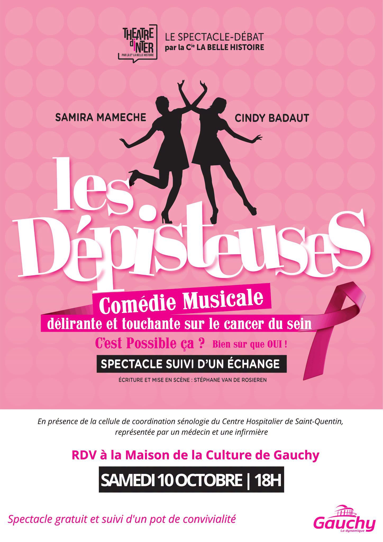 Spectacle à la MCL de Gauchy – Les dépisteuses