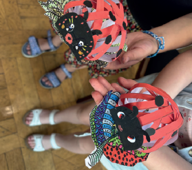 Atelier enfants au Musée des papillons : Ma coccinelle en papier