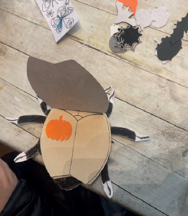 Atelier enfants au Musée des papillons : Mon carnet scarabée