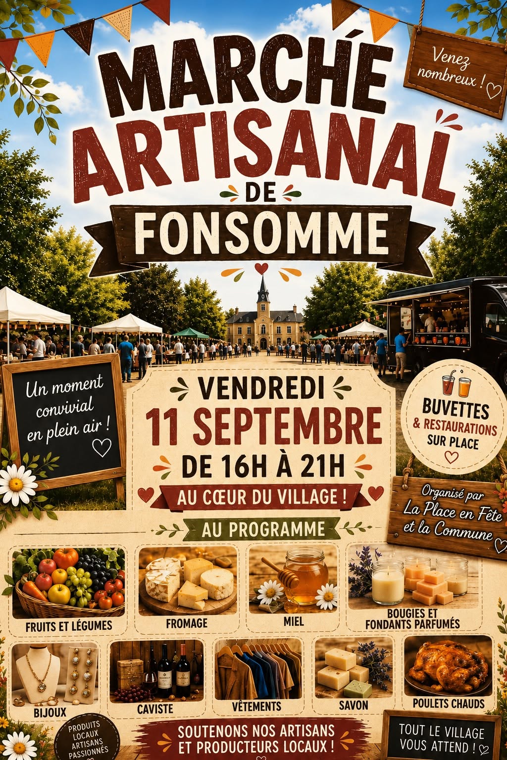 Marché artisanal de Fonsomme