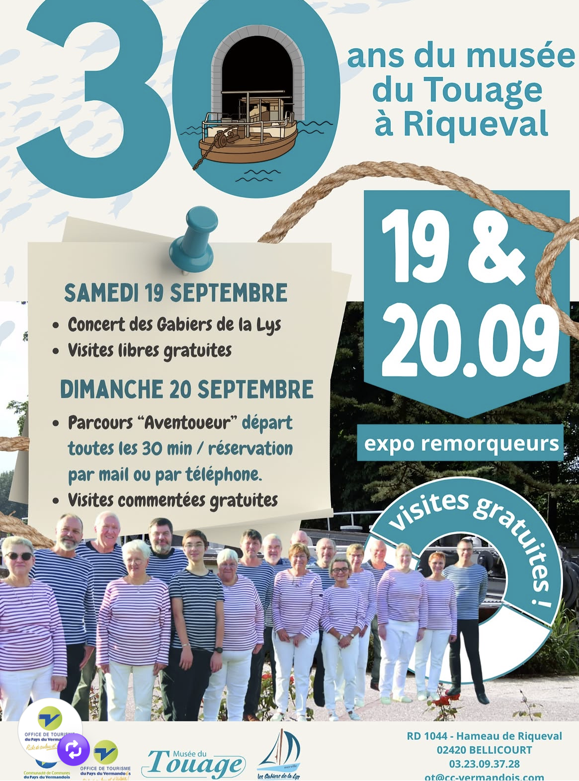 Les 30 ans du Musée du Touage à Riqueval