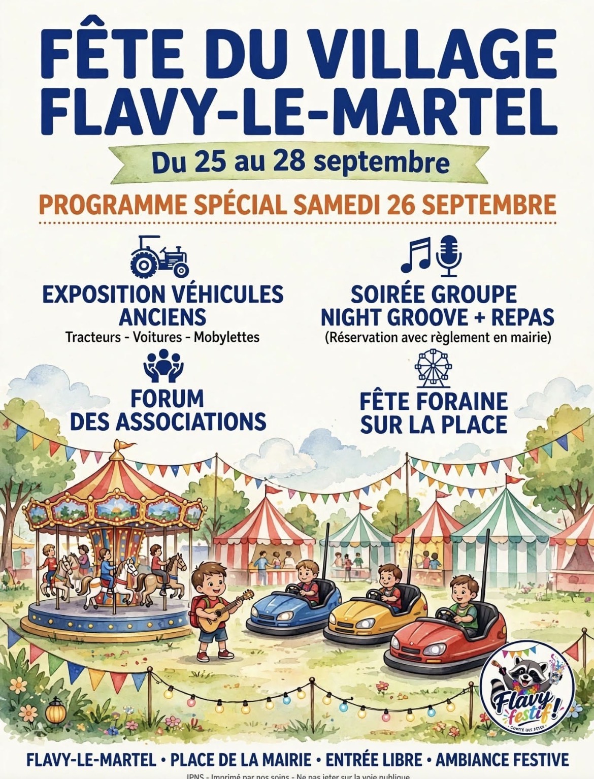 Flavy-le-Martel : Fête du Village