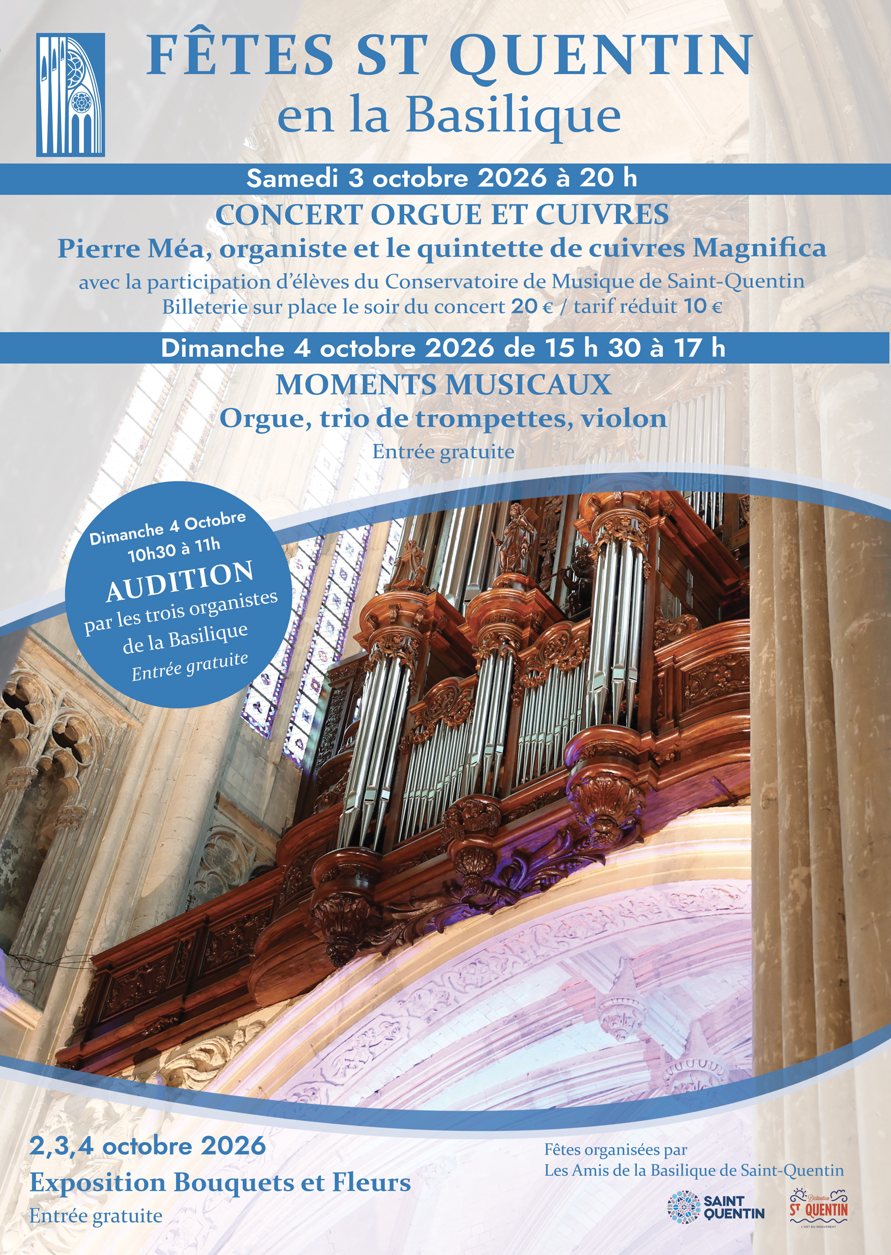 Les Fêtes St Quentin à la basilique