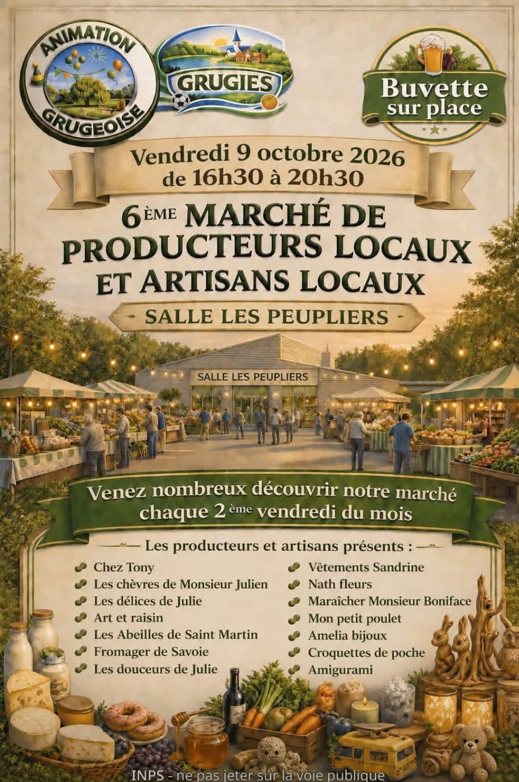 Grugies Marché des Producteurs locaux