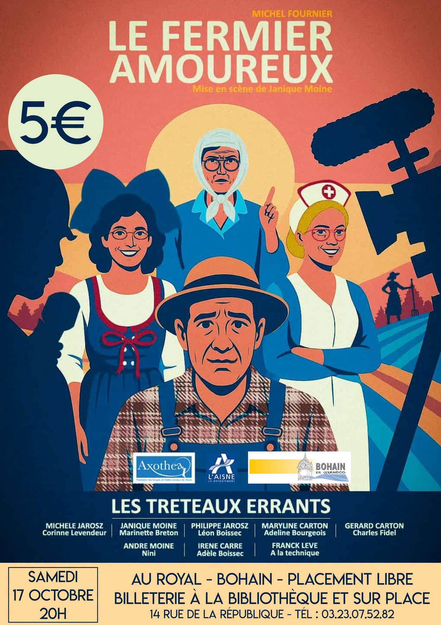 Théâtre avec la Cie Les Tréteaux Errants : Le fermier amoureux