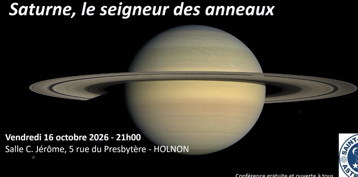 Conférence : Saturne, le seigneur des anneaux