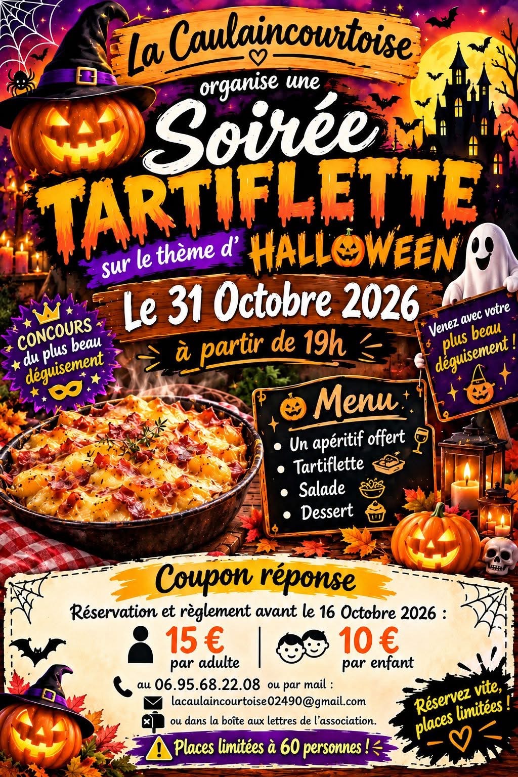 Halloween : Soirée Tartiflette