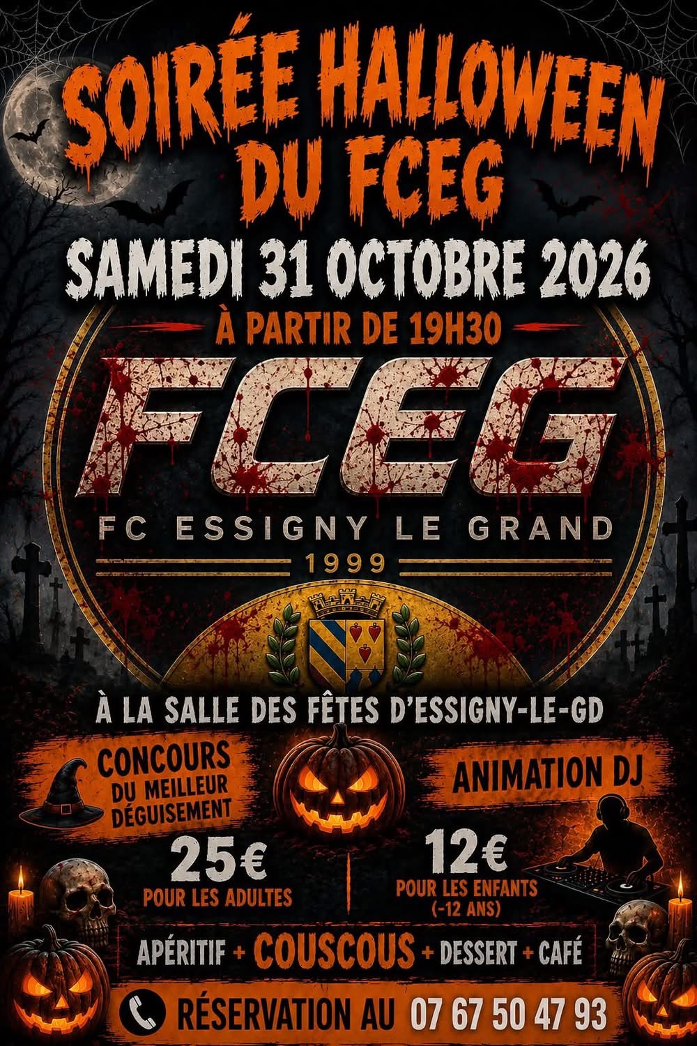 Soirée Halloween du FCEG