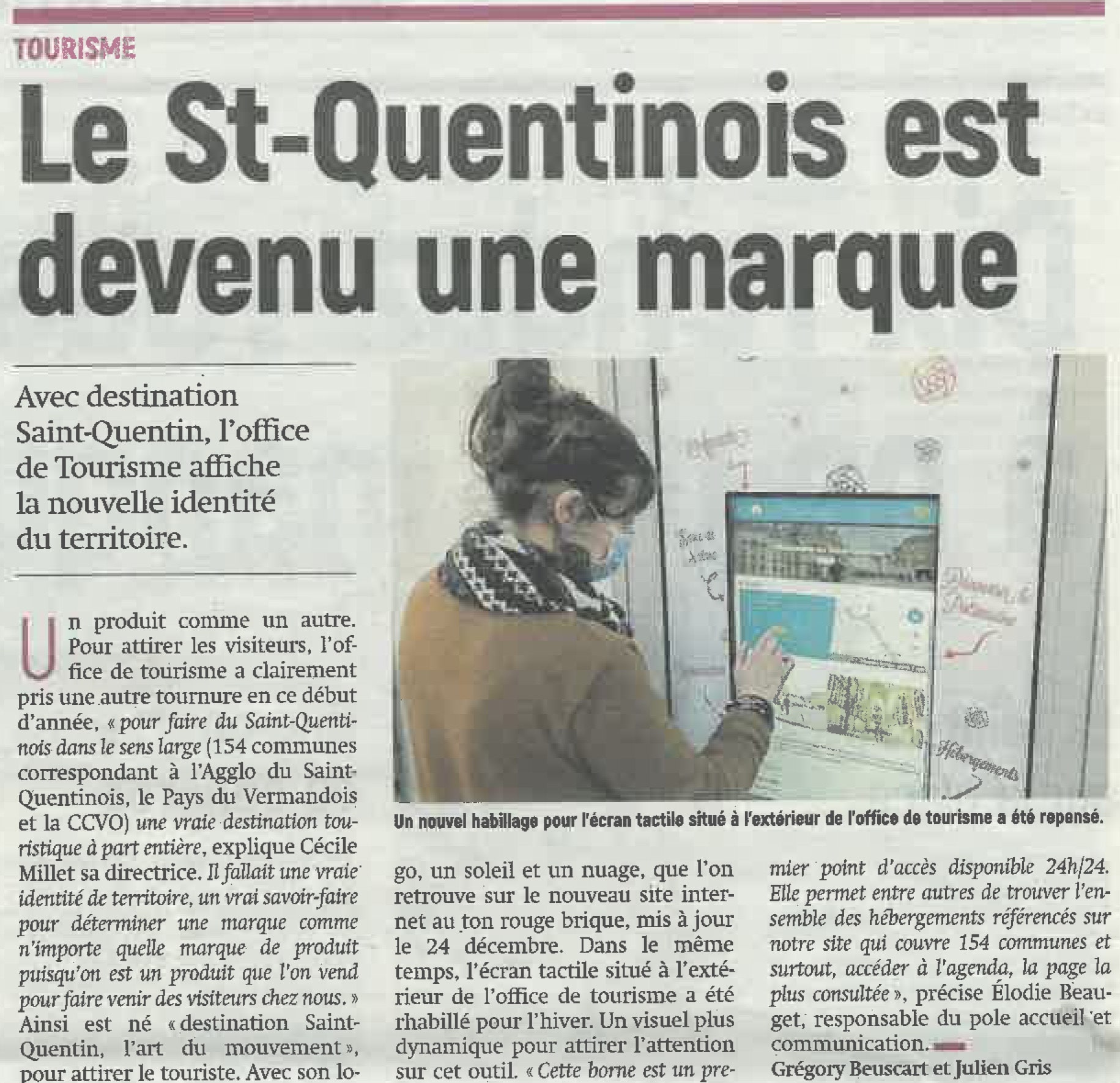 Destination st quentin presse 20220115 - Office de tourisme du Saint-Quentinois